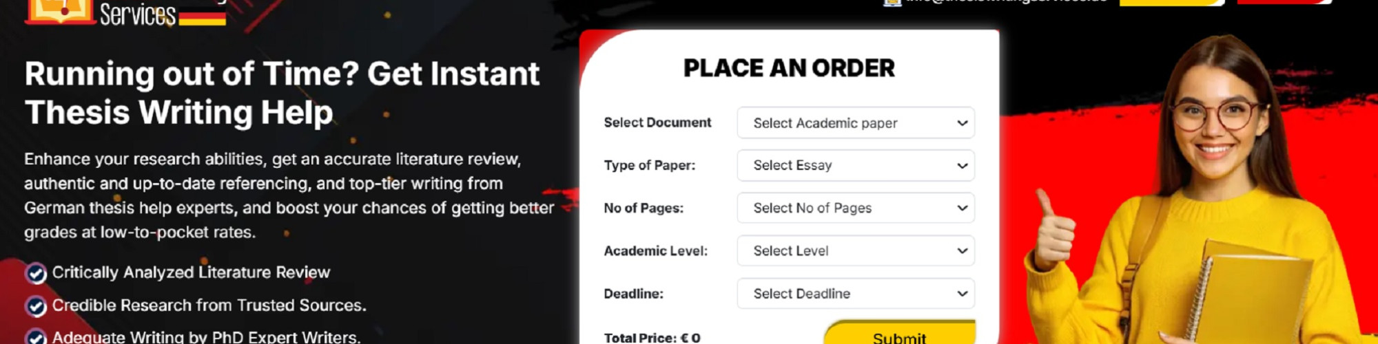 Thesis Writing Services Germany Thesis Writing Services Germany