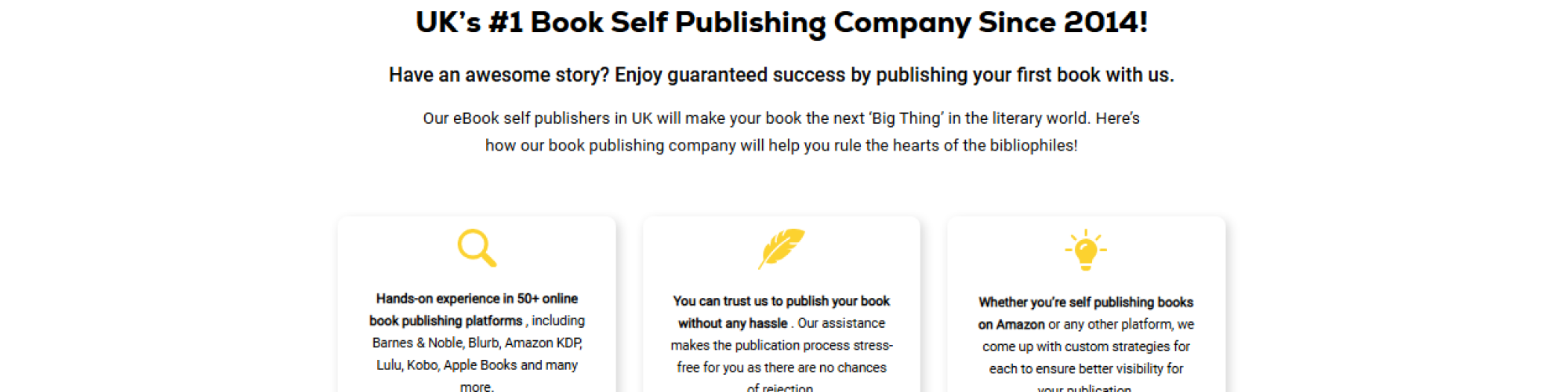 Self Publishing Book UK