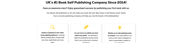Self Publishing Book UK cover image