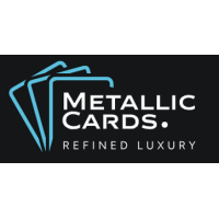 Metallic cards logo image