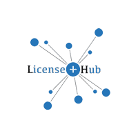 The License Hub logo image